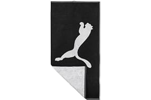 ‎PUMA PUMA Ręcznik - Ręcznik sportowy Statement Deluxe Edition - czarny - rozm. L