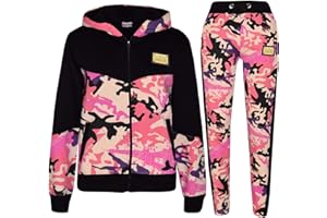 A2Z 4 Kids Boys Girls Cotton Tracksuit Fleece Hoodie Top Joggers Bottom Suit Set Age 2-13 years