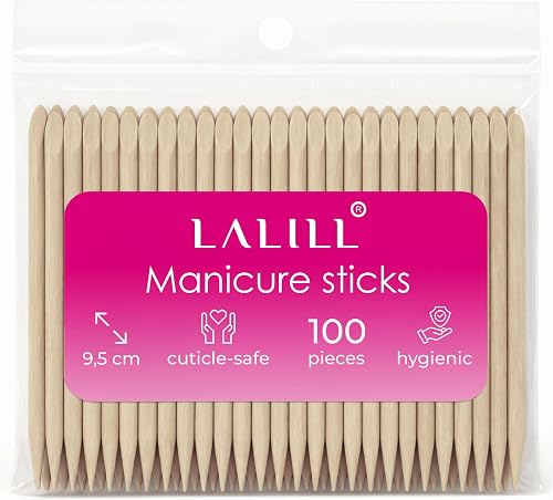 Mejores consejos para maquillarse para una cita romántica LALILL Palitos de Naranjo 100 Piezas - Palillos de Madera para Cutículas - Manicura, Pedicura, Nail Art, Uñas, Belleza, Pesta