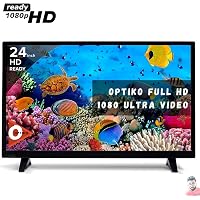OPTIKO TV 60cm (24 Inches) HD 1080p Ready LED TV 2020 Model Best for Home Office CCTV with 2 Years of Warranty Offer Limited Stock