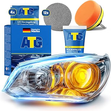 Rénovation Phares Voiture Kit De Rénovation Pour Phares De Voiture - Polissage Et Restauration - Flacon 800 ML - Neuf, Générique Pare Soleil Voiture