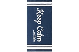 HOMELEVEL Ręcznik plażowy XXL, 90 x 180 cm, ręcznik plażowy, ręcznik plażowy, szybkoschnący, chłonny, różne kolory i motywy