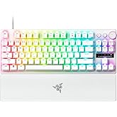 Razer Huntsman V3 Pro Tenkeyless 8KHz - PC mekanik oyun klavyesi - 8KHz HyperPolling - Analog Optik Anahtarlar - 0,1-4,0mm - 