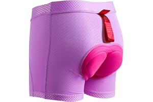 Santic Spodenki Rowerowe Damskie Bielizna Rowerowa z Wyściółką MTB Oddychająca Przeciwbakteryjny