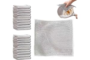 Srcasy 20 st rengöringsdukar, magiska silverdukar, trasor, kökstrasor, kärleksdukar, magisk duk, handduk, rengöringsdukar, ka