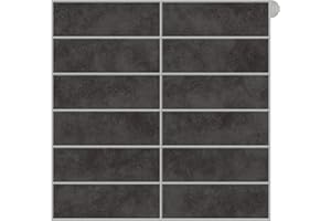 WoStick Paraschizzi Cucina 10 Feuilles, Paraschizzi Parete Cucina Pleine Taille Paraschizzi Cucina Adesivo, Piastrelle Adesive 3D Cucina per Cucina Bagno (30,5 x 30,5 cm)