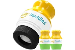 Applicateur de crème solaire Solar Buddies - Pack de 2 Vert - Applicateur de crème solaire et de lotion rechargeable à éponge pour enfants, adultes et familles - Contient 100 ml