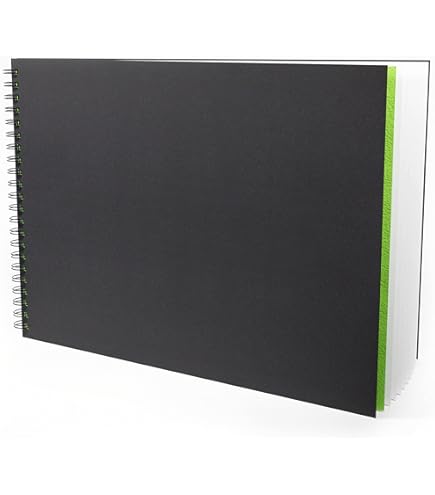 Artway Studio A4 Mixed Media Sketchbook - 240gsm Spiral Bound Landscape Hardback