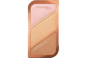 Rimmel London Sculpting Palette, Set Completo Contouring Viso: Illuminante, Terra e Blush, Highlight