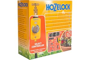HOZELOCK - Drip Irrigation Kit 25 Pots : Ideal for Pots, Window Boxes and Vegetable Gardens, Easy to Use, Supplied with 25m of Hose and a Timer for Precise, Independent Watering [2804 1240]