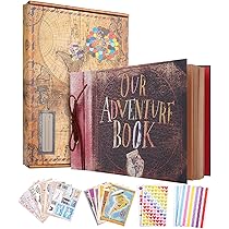 Album Fotografico Our Adventure Book - Scrapbook Fai-da-Te 80 Pagine Per Ricordi (29x19cm) - Foto 2