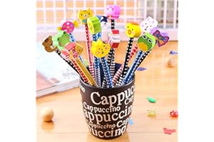 McNory Set 40 matita grafite in legno con gomma bomboniera regalino per festa bambini compleanno battesimo comunione Natale