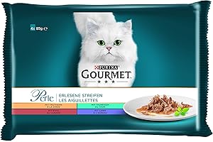 Purina Gourmet 5116713 Mokra Karma dla Kotów, Mieszanka Odmian, 12 x 4 x 85 g