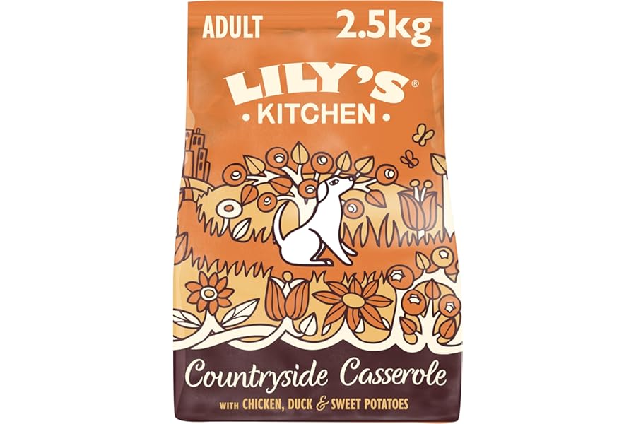 Lily's Kitchen Made with Natural Ingredients Adult Dry Dog Food Chicken & Duck Grain-Free Recipe 2.5kg Bag