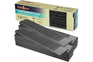 TUFFBOY 8” Composite Shims for Indoor/Outdoor use. 12 Pack Heavy Duty Never Rot Wedges, Extreme Load Support, Easy to snap DIY Levelers for Home Improvement, Furniture, Doors, Windows, Sheds and More.