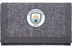 FOCO Offizielles Lizenzprodukt Manchester City FC Graue Fußball-Geldbörse
