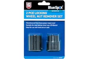 BLUE SPOT TOOLS BlueSpot 01534 2 Pce Locking Wheel Nut Remover Set