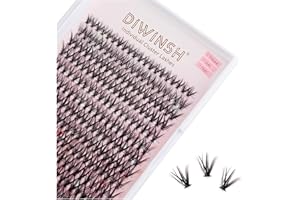 DIWINSH Extensiones Pestañas 240PCS Individuales Cluster 30D 0.07 D Curl 9-16mm Mixed Pestañas postizas Extensión DIY de pestañas Individuales(30D-9-16mm-MIX)