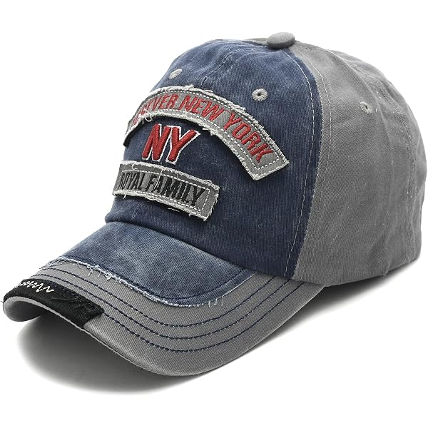 SoSh Sports Baseball Cap For Men & Women - Unisex Casual Grey Cap, Free Size (One Size Fits Most)