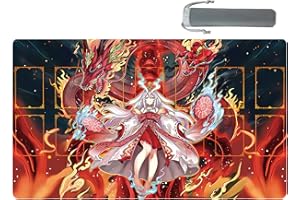 WSRXDMSN ygo spielmatte playmat Gummimatte Duell Matte Gaming Wettbewerb Pad Matte Karte Binder Deck 23.6x13.7in (16)