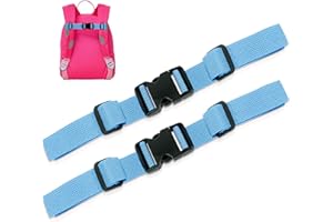 Moorle Verstellbarer Brustgurt Rucksack, 2 Stück Rucksackriemen Nylon Mit Schnellverschluss, Rutschfester Gurtband Für Schultasche, Strapazierfähiger Brustgurt Für Joggen Wandern Außerhalb