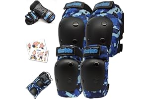 ‎SIMPLY KIDS Simply Kids Knieschoner Kinder I Innovativen Knie und Ellenbogenschützer Kinder mit Handgelenkschoner I Protektoren Kinder zum Laufrad, Fahrrad, Skateboard, Schoner Inliner