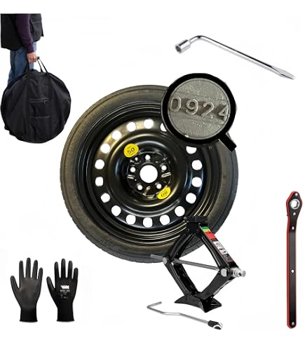 Kit Complet Roue De Secours Galette Pour MAZDA CX-5 (17 Pouces) Avec Cric Et Sac