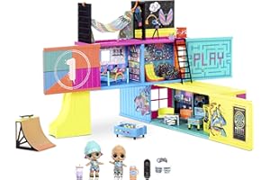 L.O.L. SURPRISE! LOL Surprise Clubhouse. Maison de poupée, 40 surprises et plus. 2 poupées exclusives, 7 espaces, cuisine, chambre, terrasse, salle de jeux et encore! Meubles et accessoires. Pour fille de 4ans et plus