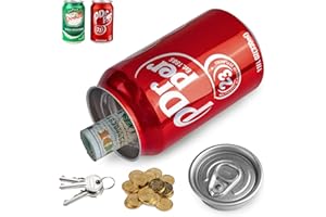 MYMEALIVOS Fake Can Diversion Safes,Stash Can,Keep Your Valuables Safe,11 fl oz/ 330 ml, Red
