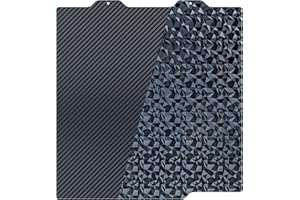 AJOYIB Pellicola adesiva PEO da 184 mm e PET (effetto fibra di carbonio) per letto di stampa 3D, compatibile con Bambu Lab A1 Mini