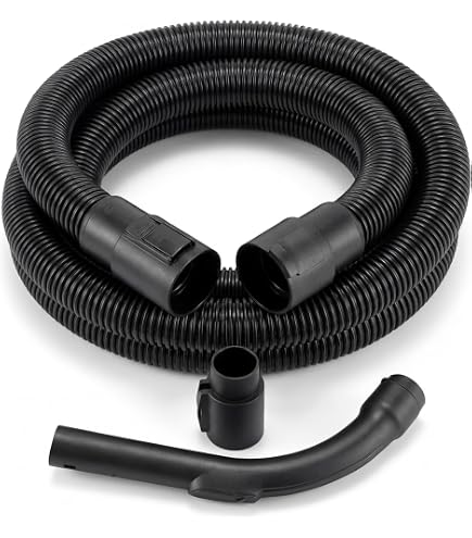 MisterVac Tubo Ricambio Per Aspirapolvere Columbus ST7, Sprintus T11, ST2000, ST1000, SW2000 - 1,9m + Manico 0,45m