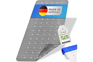 ‎KÖNIGWERK Königwerk Badewannenmatte Rutschfest - 100% BPA frei [80x38cm] | Ohne PVC | Für puren Badespaß | Badematte Made in Germany | Antirutschmatte Badewanne - Ideal für Erwachsene & Kinder