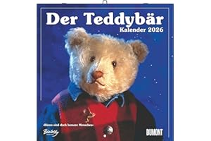 ‎DUMONT DUMONT - Der Teddybär Kalender 2026 – Broschürenkalender 30 x 30 cm mit 12 liebevollen Teddy-Szenen, Klassiker für Sammler & Bärenfreunde: Bären sind doch bessere Menschen
