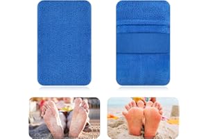 qianduoduo 2 pezzi di rimozione della sabbia per la spiaggia, sacchetto di rimozione della sabbia (blu)