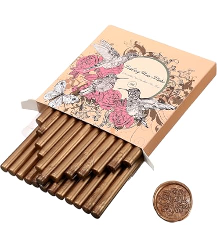 Stick Cera Sigillante Per Pistola Colla - 20 Pezzi, Colore Verde, Per Inviti E Decorazioni - Foto 11