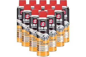 3-EN-UN Technique • Super Dégrippant • Aérosol • Action rapide • Fort pouvoir pénétrant • Compatible avec tous les métaux • 250 ML • Carton de 12
