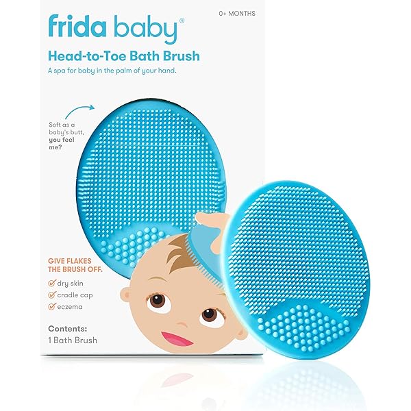 Baby Vicks Wet Brush Frida Baby Infant Head-Hugging Hairbrush