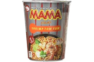 Mama Instant Cup Noodle with Shrimp Tom Yum Flavor 70 g - Pack of 12