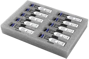 StarTech.com GLCLHSMD10ST - Módulo transceptor SFP Compatible con Cisco GLC-LH-SMD (Paquete de 10) Color Plata