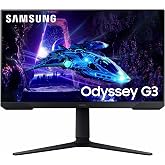 Samsung Odyssey G3 LS24DG302EUXUF 24" Oyuncu Monit&ouml;r&uuml;, 1ms, VA, 180Hz, FreeSync Premium, HAS+Pivot, Eye Saver Mode, Flicker F