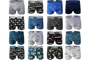CHANNO Calzoncillos Boxer Suaves, Cómodos y elásticos. Unos de Licra Sin Costuras, y Otros de Algodón con Goma