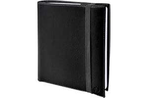 Quo Vadis - Collection : TIME&LIFE Medium avec élastique - Agenda civil - Semainier - Format : 16x16cm - Coloris : Noir - Année : 2024