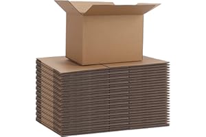HORLIMER 40 Paquetes de Cajas de Carton para Envios 17,8 x 12,7 x 12,7 cm, Embalaje para Pequeñas Empresas y Regalos
