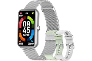 MYSHUN Smartwatch Fitness Tracker mit Pulsuhr, 1.57 Zoll Touchscreen Fitness Armbanduhr, IP68 Wasserdicht Sportuhr mit Schrittzähler Schlafmonitor, Smart Watch für Damen Herren für Android iOS