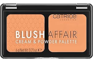 ‎CATRICE Catrice Blush Affair Cream & Powder Palette, Rougepalette, Nr. 030, Orange, 1 Orange-Töne, vegan, ohne Konservierungsstoffe, ohne Parabene, ohne Mikroplastikpartikel, 1er Pack (6g)