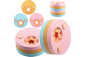 GXHONG 6 discos de natación para niños, juego de discos de natación para niños, no requiere inflado, uso para niños de 3 a 7 años, niñas en la piscina o en la playa para aprender a nadar