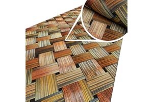 ANRO Küchenteppich Küchenläufer Teppich Läufer Küche waschbar rutschfest Flechtwerk Abwaschbar 100 x 52cm