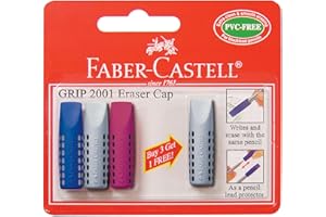 Faber-Castell Grip 2001 Eraser Caps (Pack of 4)