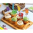 Stickify Numeric Marvel Cupcake Toppers - 10-Pack Of Psi Number Blocks Theme Characters For Sweet Math-Inspired Delights