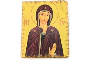 OVUNQUE PROTEGGIMI Icona Sacra in Legno massello di Abete. Cm 20x25. Vari soggetti. Produzione Artigianale Italiana (Madonna del Silenzio)